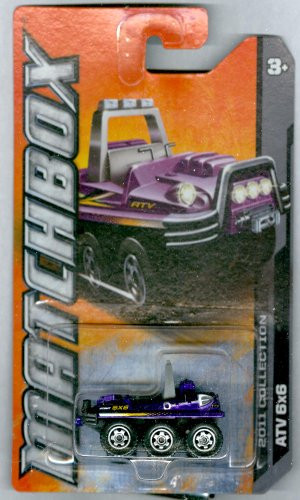 Matchbox 2011-82 Collection ATV 6X6 PURPLE 1:64 Scale