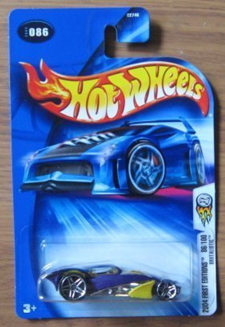 Hot Wheels 2004 First Editions Brutalistic 86/100 PURPLE 086 1:64 Scale