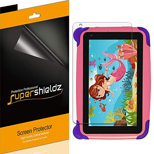 (3 Pack) Supershieldz for Contixo Kids Tablet K4 7 inch Screen Protector, High Definition Clear Shield (PET)