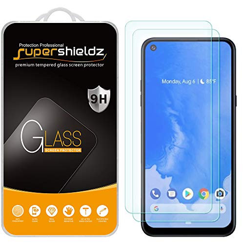 (2 Pack) Supershieldz for LG Q70 Tempered Glass Screen Protector, Anti Scratch, Bubble Free