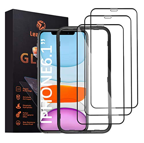 Leadstar Compatible iPhone 11 iPhone XR Screen Protector Premium 3D Touch Tempered Glass Screen Protector for iPhone 11 and iPhone XR 6.1 Inch