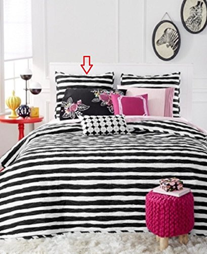 Martha Stewart Collection Whim Black Different Strokes Standard Sham Bedding