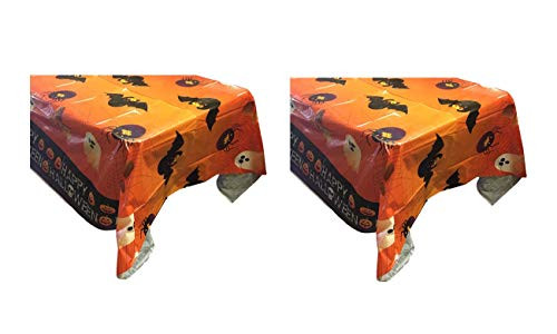 THE UM24 Halloween Table Cover 2pk 54 x 104 in - Long Rectangular Shape