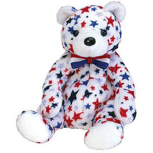 Ty Beanie Babies - White The Bear (Ty Store Exclusive)