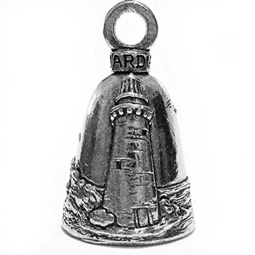 Guardian Lighthouse Motorcycle Biker Luck Gremlin Riding Bell or Key Ring