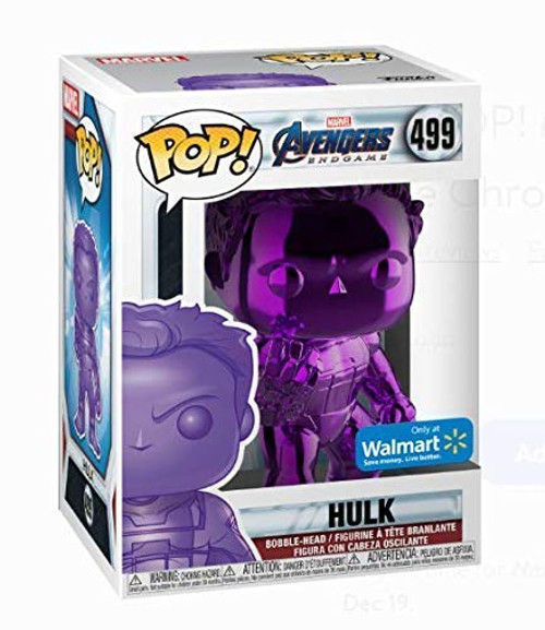 Funko POP! Marvel: Avengers Endgame - W2 - Hulk (Purple Chrome)
