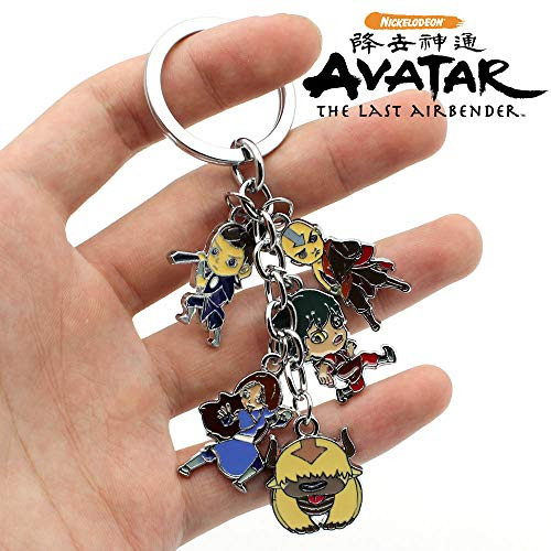 WinVI Avatar The Last Airbender Metal Charm Keychain Keyring