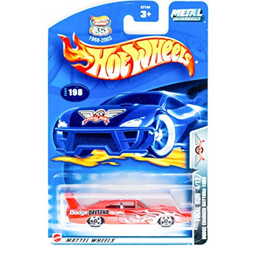 Hot Wheels 2003 Final Run Dodge Charger Daytona 1969 4/12 #198 RED