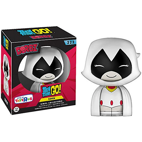 Funko Raven (Toys R Us Exclusive) Dorbz x Teen Titans Go Vinyl Figure + 1 Free Official DC Trading Card Bundle (11812)