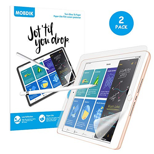 [2 PACK]Screen Protector for iPad Air 3 / iPad Pro 10.5 Paperlike, iPad Air 3 2019 /iPad Pro 10.5 2017 Paperlike Screen Protector (2 Pack) Matte Film Anti Glare Less Fingerprint with Easy Installation