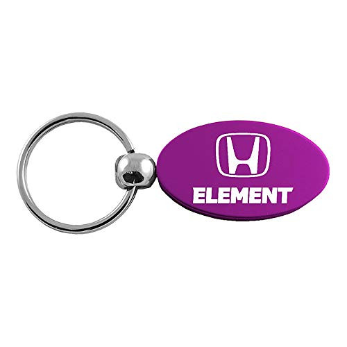 Upgrade Your Auto Honda Element on Purple Oval Keychain - Officially Licensed