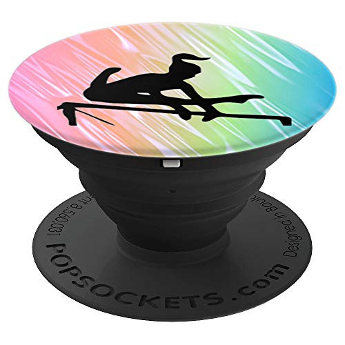 Gymnastics Pastel Uneven Bars PopSockets Grip and Stand for Phones and Tablets