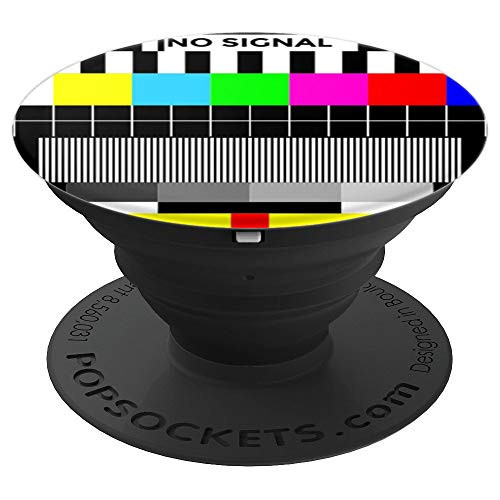 No Signal Television Screen Color Bars Test PopSockets Grip and Stand for Phones and Tablets