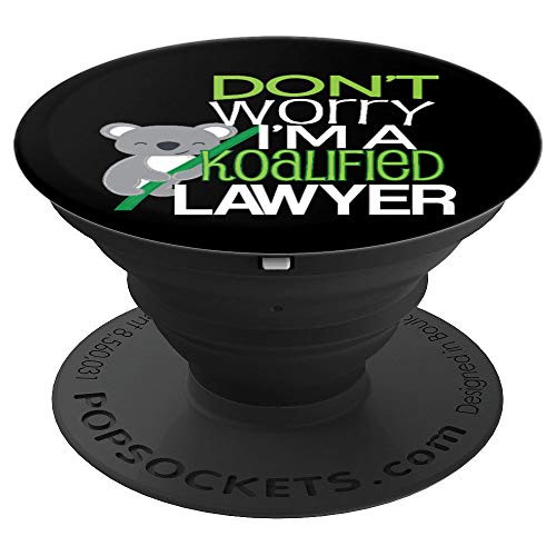 Lawyer Koalified Funny Law School Student Bar Exam Gift PopSockets Grip and Stand for Phones and Tablets Lawyer Koalified Funny Law School Student Bar Exam Gift PopSockets Grip and Stand for Phones and Tablets