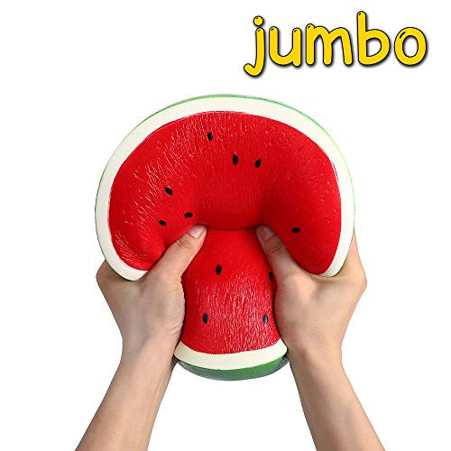Anboor 9.4 Inches Squishies Watermelon Jumbo Kawaii Soft Slow Rising Scented Big Fruit Squishies Stress Relief Kid Toys Gift Collection Decoration Props Anboor 9.4 Inches Squishies Watermelon Jumbo Kawaii Soft Slow Rising Scented Big Fruit Squishies Stress Relief Kid Toys Gift Collection Decoration Props
