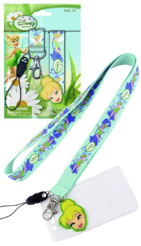 Disney Tinker Bell Lanyard with Soft Touch Dangle