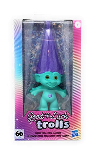 NEW! Good Luck Trolls 60th Anniversary Exclusive Classic Troll - Turquoise