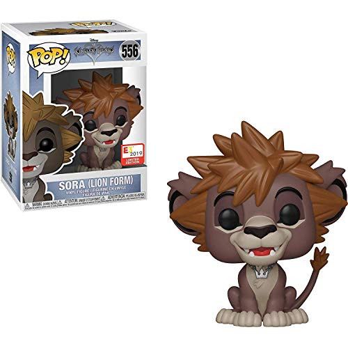 Funko Sora [Lion Form] (E3 2019 Exclusive) POP! Vinyl Figure & 1 POP! Compatible PET Plastic Graphical Protector Bundle [#556 / 40687 - B]