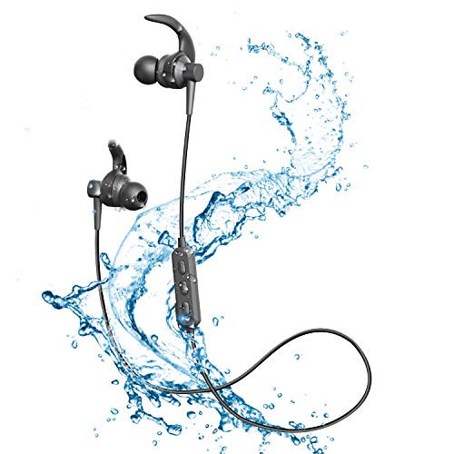 Wireless Headphones Bluetooth Headphones Wireless Sport Earphones Bluetooth 5.0 IPX6 Waterproof Sports Earphones Gym Running HD Stereo Headset w/Mic 11 Hours Playtime Sports Noise Cancelling Bluetoot