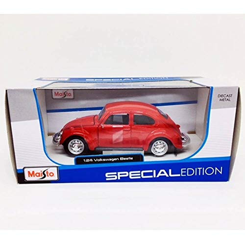 Maisto 1:24 Scale Volkswagen Beetle Diecast Vehicle (Colors May Vary) Maisto 1:24 Scale Volkswagen Beetle Diecast Vehicle (Colors May Vary)