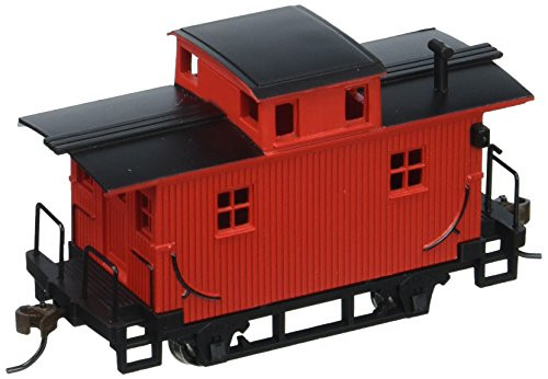Bachmann Trains Painted, Unlettered - Red Bobber Caboose