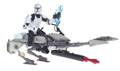 Army of the Republic Star Wars Clone Trooper with Speeder Bike