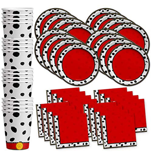 Dalmatians Birthday Party Supplies Set Plates Napkins Cups Tableware Kit for 16 by Birthday Galore Dalmatians Birthday Party Supplies Set Plates Napkins Cups Tableware Kit for 16 by Birthday Galore