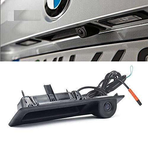 YuYue CCD HD Car Trunk Handle Camera Rear View Camera for BMW 3 5 X3 Series F10 F11 F25 F30 X5 X1 E82 E88 E84 E90 E91 E92 E93 E60 E61 E70 E71 E72(2011-2015) New Parking Backup