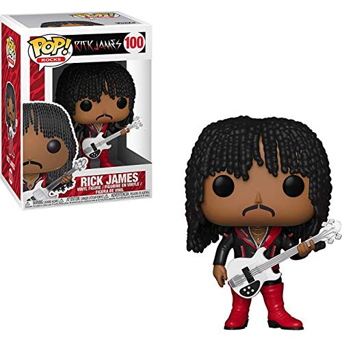 Funko Rick James: Superfreak x POP! Rocks Vinyl Figure & 1 POP! Compatible PET Plastic Graphical Protector Bundle [#100 / 36442 - B]