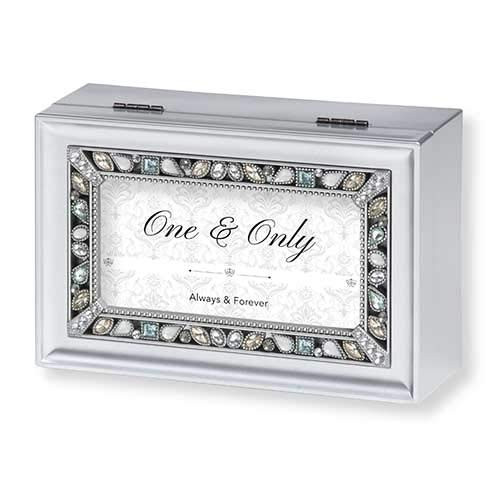 Roman Music Box One and Only Silver Box Anniversary Collection Plays Unchained Melody