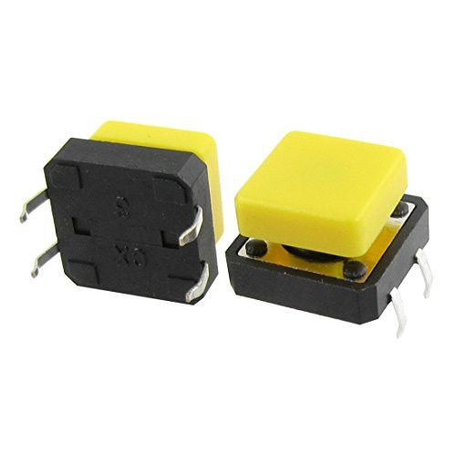 Uxcell 4Pin DIP Momentary Tact/Tactile/Push Button Switch