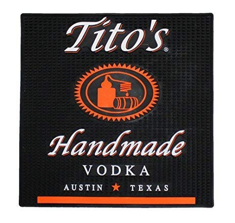 Titos Vodka XL Waitstation Bar Mat 16 x 16