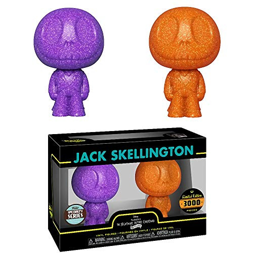 Funko Jack Skellington [Purple & Orange] (Specialty Series): The Nightmares Before Christmas x Hikari XS Vinyl Figure + 1 Official Marvel Trading Card Bundle [32845]
