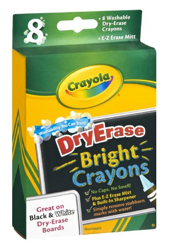 Crayola Dry Erase Bright Crayons 8 CT (Pack of 12)