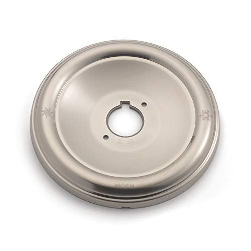 Moen 97491BN Escutcheon for Monticello Posi-Temp Single Handle Tub and Shower Faucets, Brushed Nickel