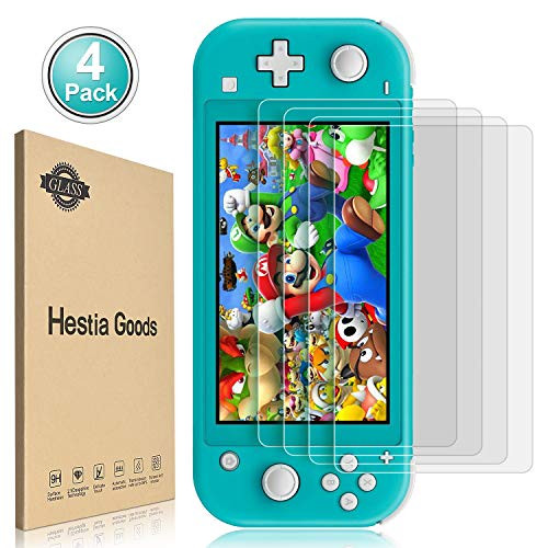 [4 Pack] Hestia Goods for Nintendo Switch lite Tempered Glass Screen Protector - Transparent HD Clear Anti-Scratch Screen Protector for Nintendo Switch lite