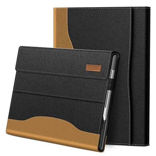 INFILAND Microsoft Surface Pro 7 Case Compatible with Microsoft Surface Pro 7/ Surface Pro 6/ Surface Pro 2017/ Surface Pro 4 12.3 inch Tablets, Black