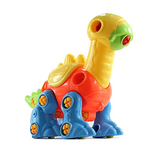 CAILLU Brachiosaurus Toy Take Apart Dinosaur Green stem Toys Learning DIY Take Apart Fun Construction Engineering Building Play Set for Boys Girls Toddlers Gift Kids Ages