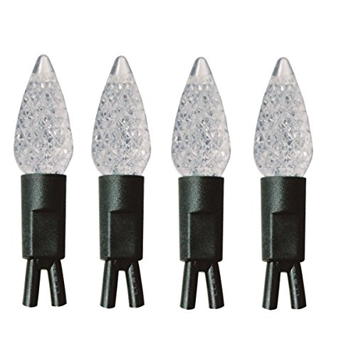 Everfit Lighting Mini Christmas Lights, Outdoor String Light for Patio,Garden,Parties,Season Decoration, 50 Count Led Lights,17FT Green Wire (Warm White-C6)