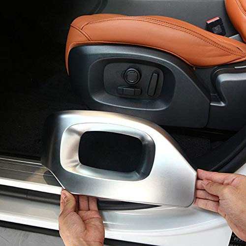 YIWANG ABS Chrome Car Interior Seat Side Cover Frame Trim 2Pcs for Land Rover Range Rover Vogue SE Range Rover Sport 2014-2017