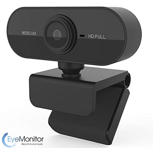 EYE-MONITOR Web Camera 1080P Built-in Microphone Full HD, Computer Webcam USB for Video Conferencing, Recording, and Streaming