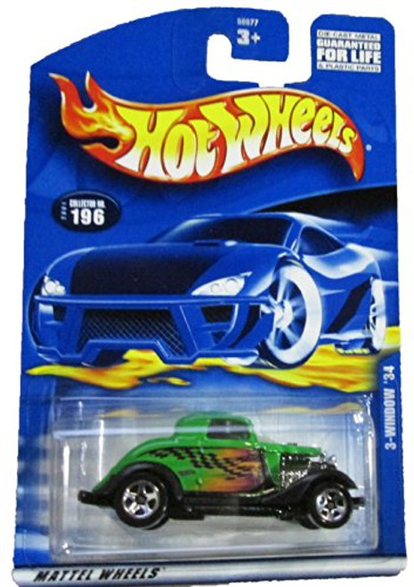 #2001-196 3-Window '34 Ford Collectible Collector Car Mattel Hot Wheels