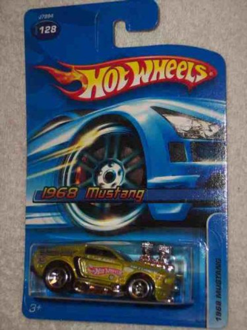 Mattel Hot Wheels #2006-128 1968 Mustang Olive  1:64 Scale Collectible Die Cast Car