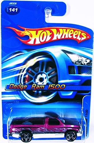 Hot Wheels #2006-141 Dodge Ram 1500 Purple Collectible Collector Car Mattel 1:64 Scale