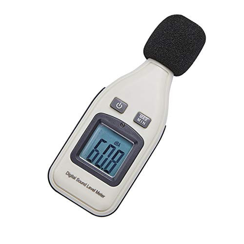 Decibel Meter GM1351 Digital Sound Noise Level Meter 30-130dB,Handheld Decibel Noise Level Meter,Decibel Measurement Tester with LCD Screen Detector for Industry and Daily Life (Battery Included)