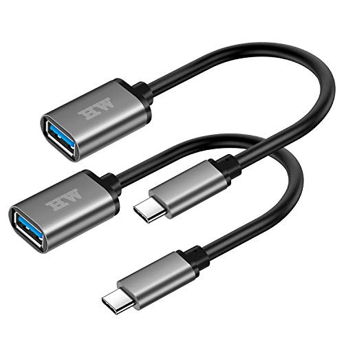 USB C to USB Adapter(2 Pack),USB-C to USB 3.0 Adapter,USB Type-C to USB,Thunderbolt 3 to USB Female Adapter OTG for MacBook Pro2019,MacBook Air 2020,iPad Pro 2020,More Type-C Devices