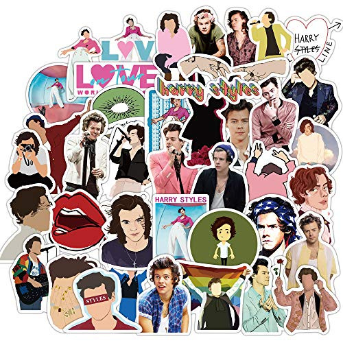 50pcs Hot British Singer Harry Edward Styles Stickers for Car Laptop PVC Backpack Water Bottle Pad Bicycle Waterproof Decal