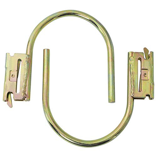 NovelBee 2 Pack of Steel U Hooks for E Track Systems TieDown Accessories for Cargo Storage Shelf