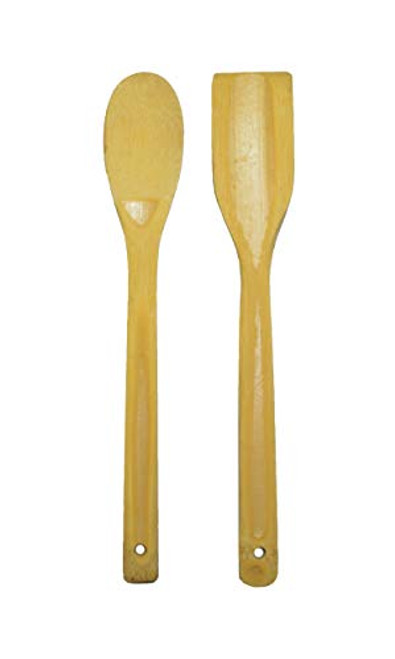 Wooden Spatula Bamboo Utensil Set of 2 Pieces, Bamboo Wooden Spoons & Spatulas, Heat Resistant for Non Stick Cookware Kitchen Cooking Tools for Nonstick Pots and Pans Cookware Wooden Spatula Bamboo Utensil Set of 2 Pieces, Bamboo Wooden Spoons & Spatulas, Heat Resistant for Non Stick Cookware Kitchen Cooking Tools for Nonstick Pots and Pans Cookware