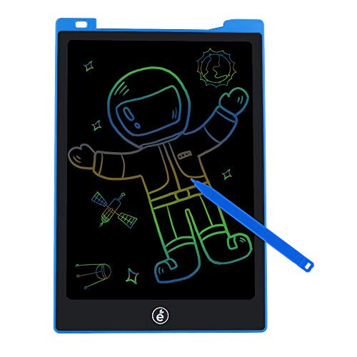 JefDiee 11 Inches LCD Writing Tablet Colorful Drawing Pad, Electronic Doodle Board Digital Drawing Tablet for Kids and Adults (Blue)
